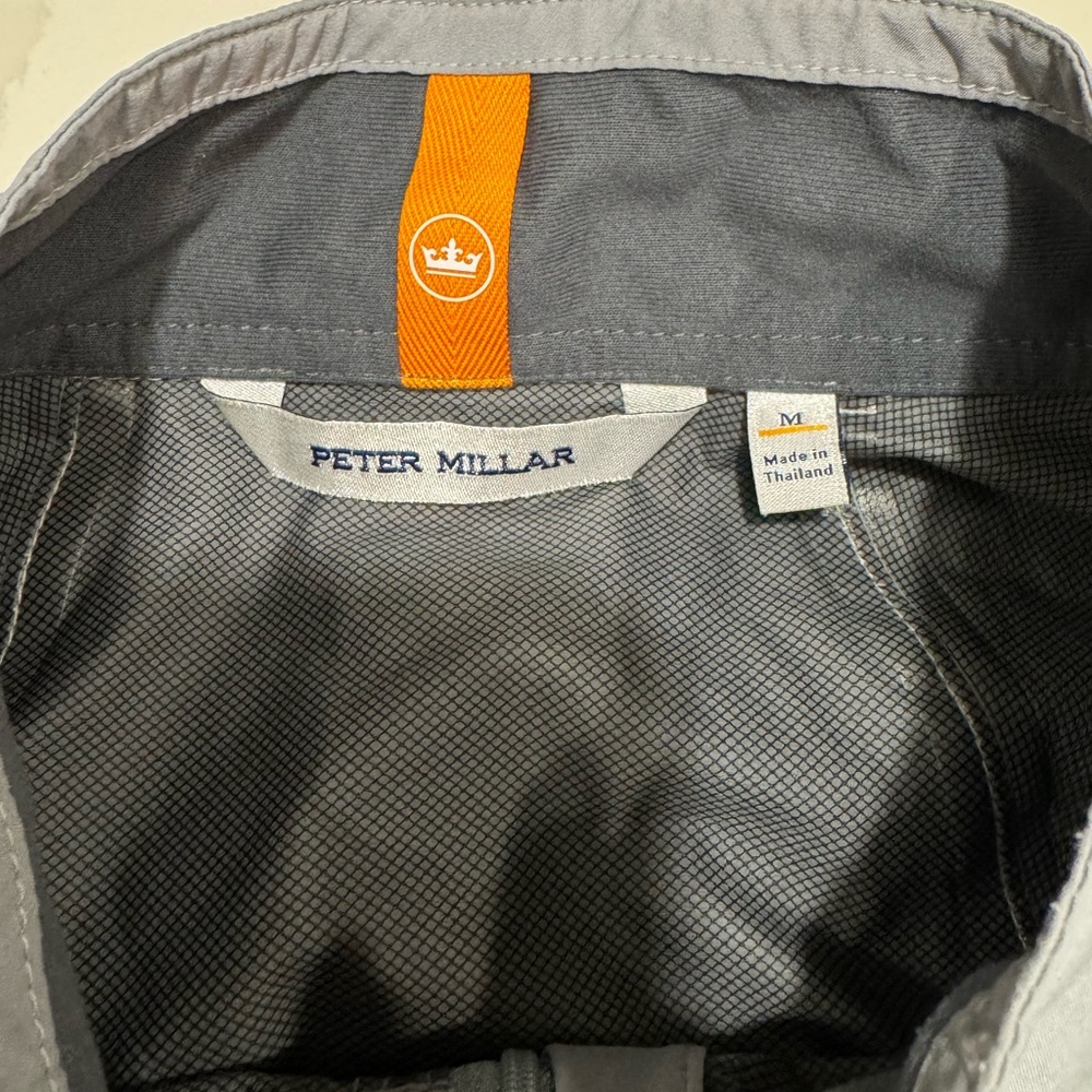 Peter Millar Men's Gray Pullover Jacket - image 3